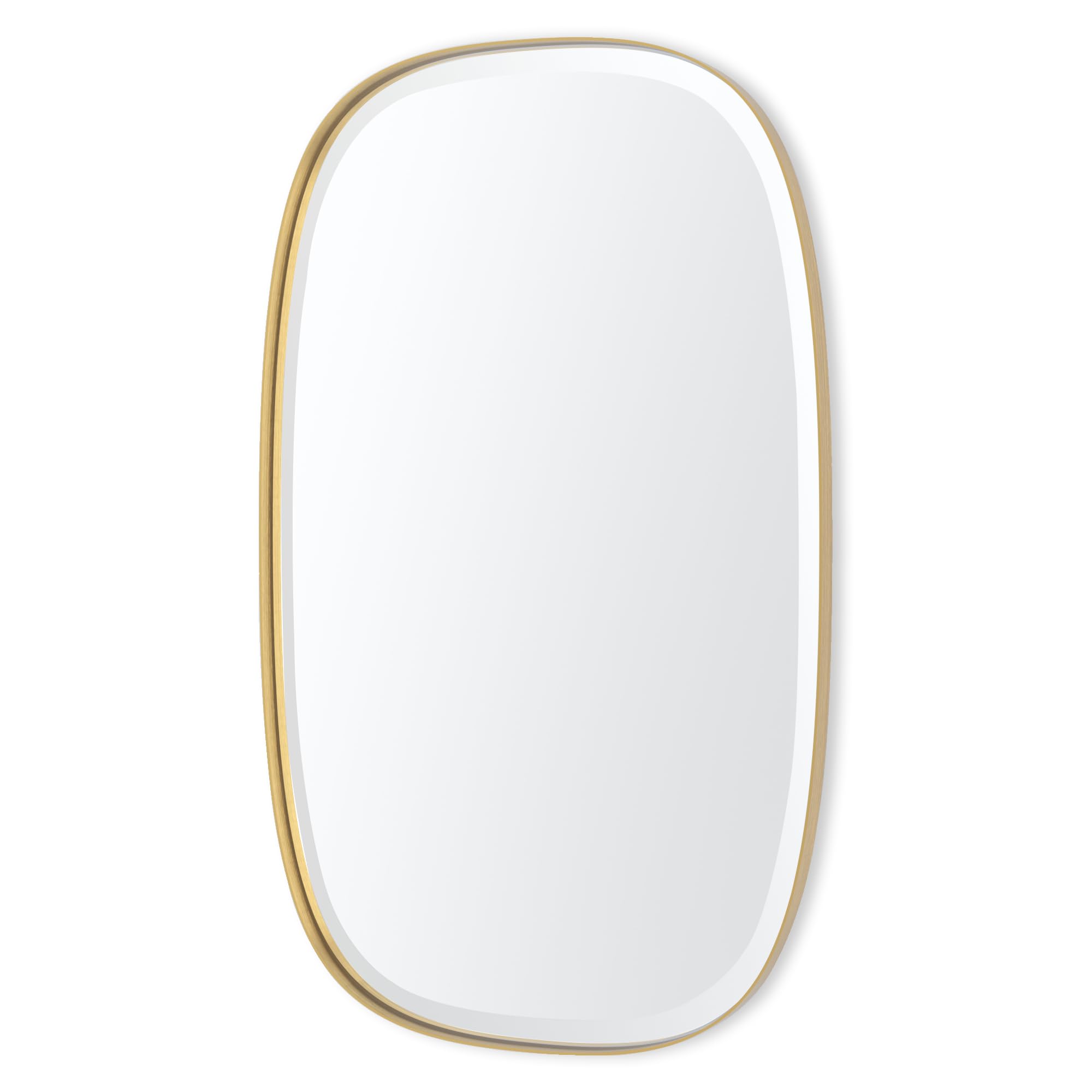 POZINO Gold Beveled Mirror, 24
