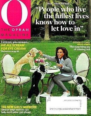 O: The Oprah Magazine (April, 2020) Women Helping Women
