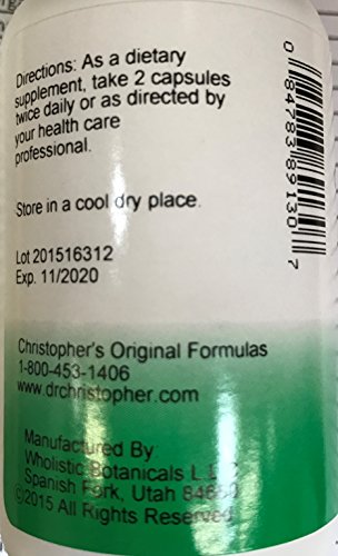 Christopher’s Original Formulas Joint Formula – 100 Vegetarian Capsules – Synergistic Herbal Blend for Joint Support – Made in the USA