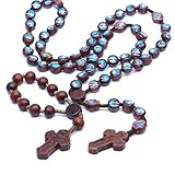 Ytbeauti Freshwater Pearl Rosary Necklace Antique Catholic Religious Jewelry The Rosary Beads Cross