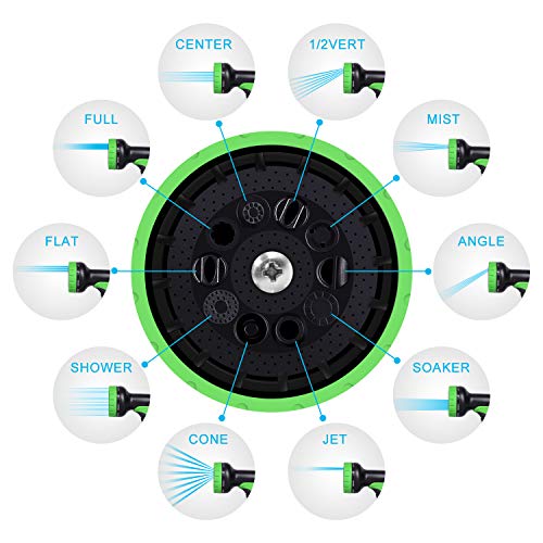 Kranich Garden Hose 100ft Expandable Garden Hose Kink-Free Flexible Water Hose with 10-Pattern Spray Nozzle - Thumbnail 3