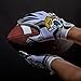 Franklin Sports Jacksonville Jaguars Youth NFL Football Receiver Gloves - Receiver Gloves For Kids - NFL Team Logos and Silicone Palm - Youth M/L Pair