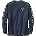 Legendary Whitetails Men's Non-Typical Series Long Sleeve T-Shirt Navy X-Large
