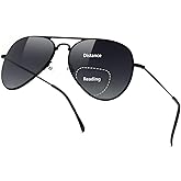 KISSOUL Bifocal Reading Glasses Polarized Sports Sunglasses Men Driving Sun Glasses UV Blue Light Blocking Reader Lightweight