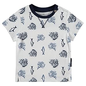 Noppies Polo boy Igloo 06429 jongensshirt/poloshirts, meerkleurig (Optic White C003), 50 cm