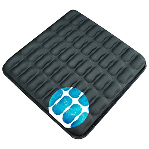 VIVE Gel Seat Cushion by Orthopedic Car, Truck, Wheelchair, Airplane