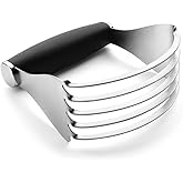 Spring Chef XL Stainless Steel Pastry Cutter Tool for Baking - Heavy Duty Dough Blender - Butter & Dough Cutter Tool with Sha