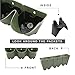 Worth Garden Olive Green Self-Watering 1 Set - 3 Pockets Vertical Wall Garden Planters