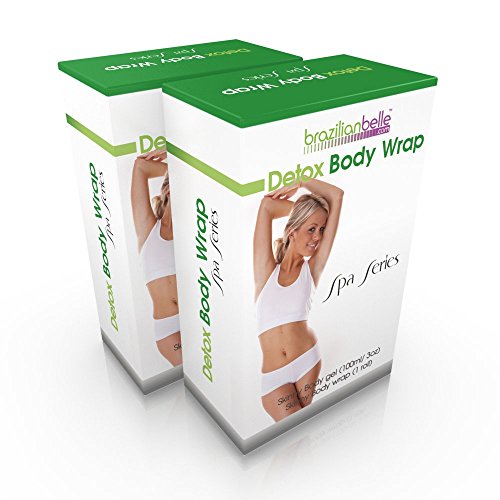 Brazilian Skinny Body Wrap Kit - Lose Belly Fat Fast, Reduce Cellulite, Eczema & Stretchmarks. No-Mess Formula for Stomach, Arms, & Thighs.(Slimming Cream + Belly Band)