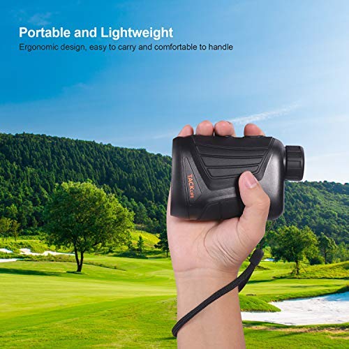 Laser Range Finder 900 Yard, RangeFinder 7X with Pin/Range/Speed