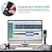 USB Microphone, TKGOU Computer Microphone With Monitor Function & Tripod Stand, Great for Recording and singing, Skype, YouTube, Google Voice Search, Games(Windows/Mac)-Nut-Pro