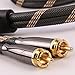 SKW Audiophile Ultra-high Purity Copper Audio Cable 3.5mm Male to 2 RCA Male Audio Auxiliary Stereo Y Splitter Adapter Cable 4.9ft/1.5M