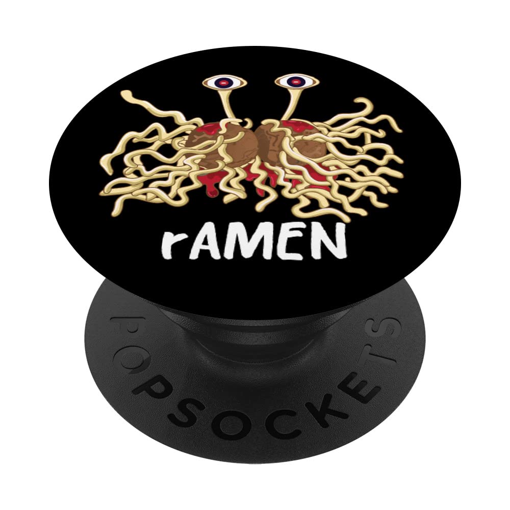 rAMEN Flying Spagetti Monster pastafarianism Skeptic Atheist PopSockets Swappable PopGrip