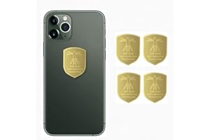 WETBEN 4 Pieces Protection Phone Stickers Anti Radiation EMF Blocker Electronic Devices Radiation Protector Stickers EMF Shie