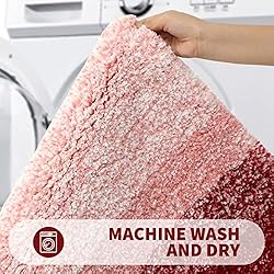 OLANLY Luxury Toilet Rugs U-Shaped 20x20, Extra