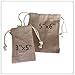New Burlap Favor Bags With Drawstring 3x5