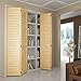 Kimberly Bay Bi-fold Closet Door, Louver Louver Plantation (30x80)