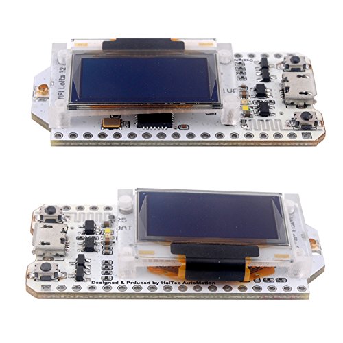 SX1276 LoRa Transceiver Module 868MHz 915MHz IOT 0.96inch OLED Display ESP32 WiFi Bluetooth Development Board + Antenna + JST Battery Connector for Arduino Nodemcu Geekstory - Thumbnail 2