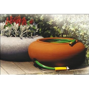 Amazon.com: Tusco Products HP01SS Hose Pot, 20-Inch, Sandstone: Garden