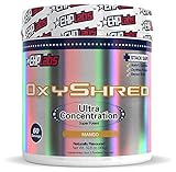 EHPlabs OxyShred Thermogenic Fat Burner Mango (306g) Boost Metabolism, Low Stimulant, Destroy Stubborn Fat Cells - 60 Servings
