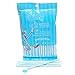Blue & White Sassy Straws Blue Raspberry Candy Powder Filled Mini Straws 50 Count