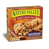 Nature Valley Granola Bars, Sweet and Salty Nut, Roasted Mixed Nut, 1.2 oz, 6 Bars  (Pack of 6)