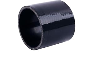OHOB-COOL 3 inch Silicone Straight Coupler Hose,Length 3",ID 3(76mm),4-Ply Reinforced Turbo/Intercooler/Intake Piping