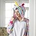 Emolly Fashion Adult Unicorn Animal Onesie Costume Pajamas for Adults and Teens (Medium, Rainbow)