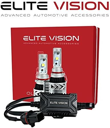 Elite Vision Advanced Automotive Accessories - Olympus LED Conversion Kit P13 for Bright White Headlights Bulbs, Low Beams, High Beams, Fog Lights