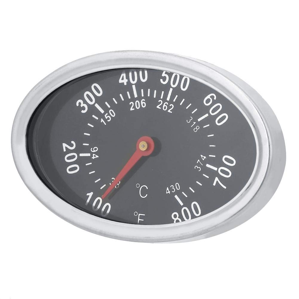 BBQ Thermometer,Smoker Grill Stainless Steel BBQ Thermometer Temperature Gauge 430