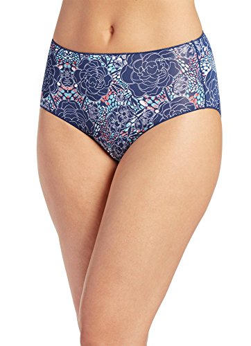 Jockey Women s Underwear No Panty Line Promise Tactel Hip Brief, etched roses, 6