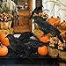 Y- STO Halloween Decorations Realistic 3 PC Birds Black Feathered Crows - Halloween Ravens Prop Décor,Out-Door or Indoor Decoration