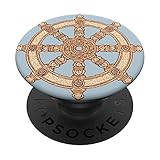 Sea Captain's Ship Wheel Sailing Pop Socket