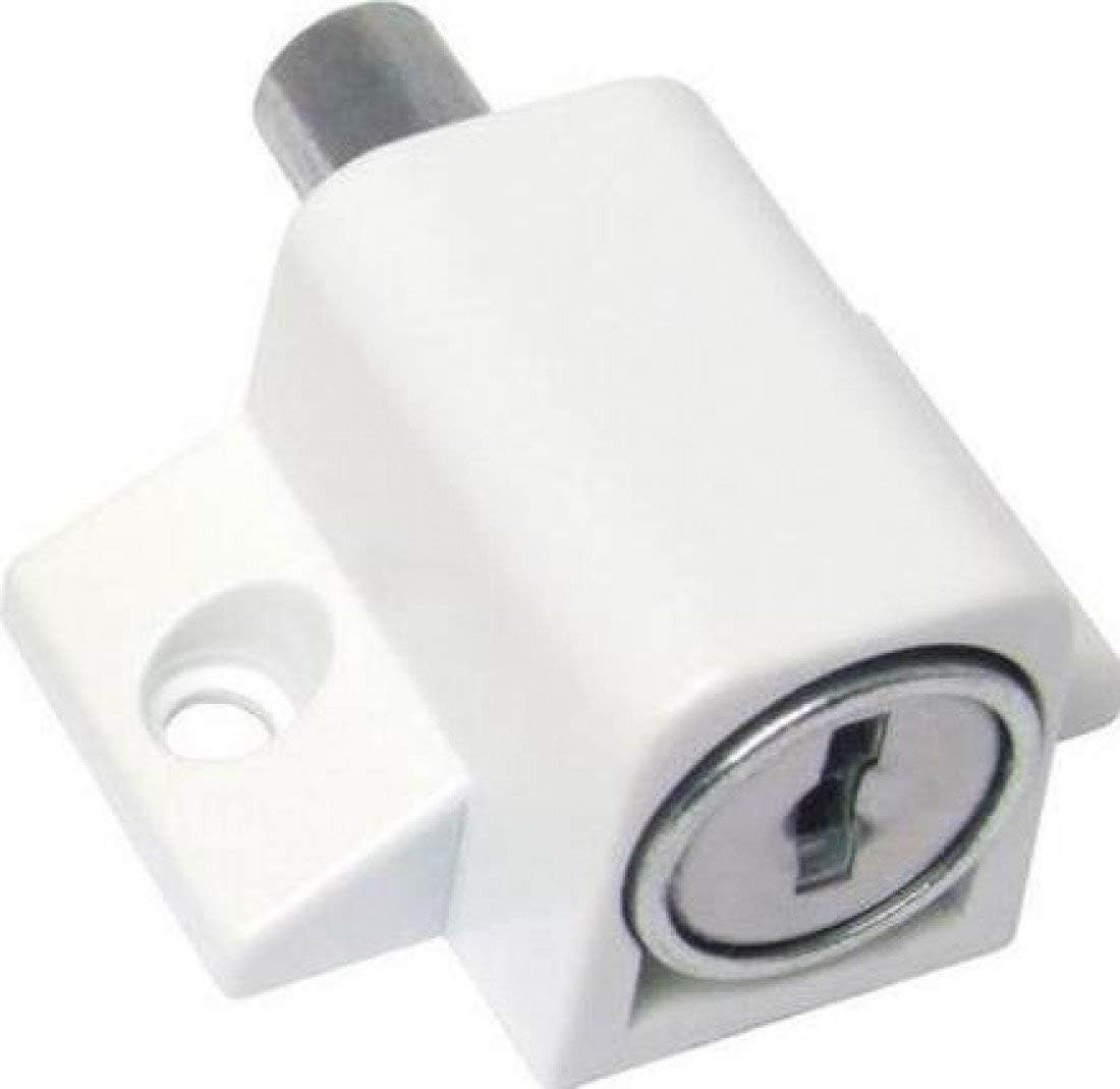 Sterling PLW100 Patio Door and Window Locks - White, 1 Pack