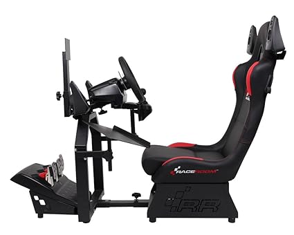 Game Seat PF5.1 RaceRoom Home Simulator Set mit Logitech G27 Lenkrad + 5.1 Soundsystem