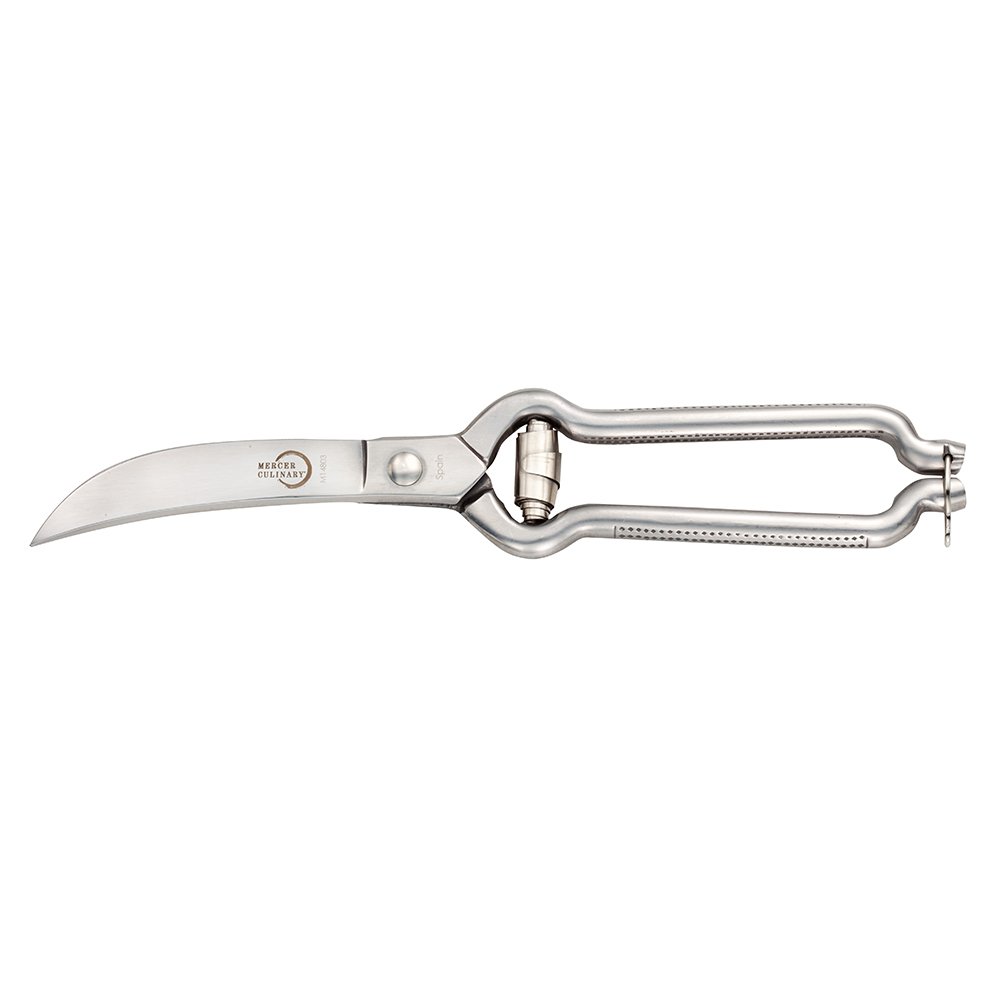 Mercer Culinary Hot Forged Poultry Shears-9.5", Stainless Steel, 22 x 8.8 x 2.2 cm, Silver