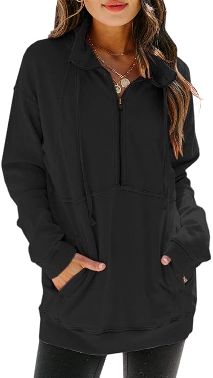 loose zip up hoodie