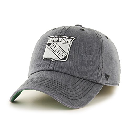 NHL New York Rangers Sachem Franchise Fitted Hat, XX-Large, Charcoal