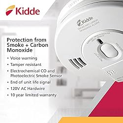 Kidde Smoke & Carbon Monoxide Detector, Hardwired