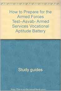Amazon Com How To Prepare For The Armed Forces Test