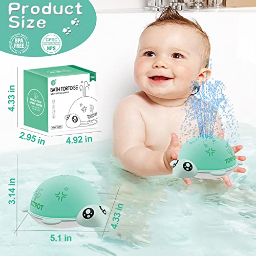 ZHENDUO Baby Bath Toys With Waterfall & Spouting Whales - Interactive Tub Time Fun For Toddlers 1-3 Years