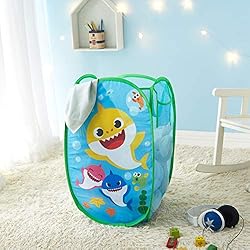 Idea Nuova Baby Shark Pop Up Hamper Storage Bin