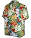 Pacific Legend Tropical Floral Cereus Plumeria Hibiscus Hawaiian Shirt