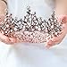 Victray Bride Wedding Vintage Crowns and Tiaras Bridal Crystal Headbands Baroque Headpieces for Women and Girls