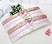JS HANGER Padded Clothes Hangers for Sweaters - 17 Inch Coat Hangers No Shoulder Bump Foam Hanger Non Slip Satin Canvas Covers for Adults Wedding Bridesmaid Pack of 10, Ivory White