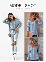 EVALESS Women's Fall Oversized Off The Shoulder