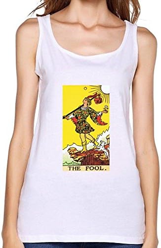 Tirasu Women's The Fool Tarot Card Vest Tank Tops