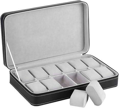 Ibasenice 1 Stuck Aufbewahrungskoffer Plain Multifunktions Pu Leder