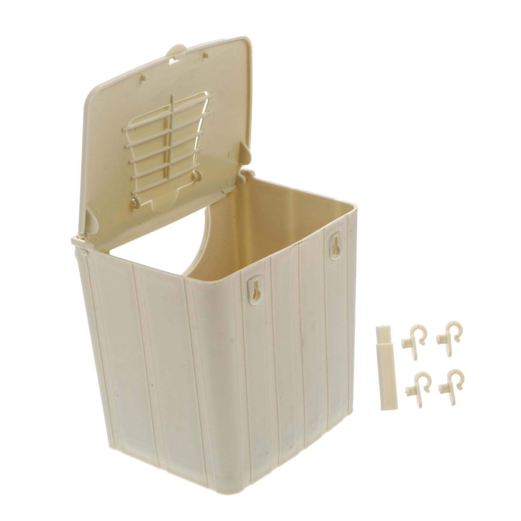 VILLCASE Bird Breeding Box, Parrot Breeding Nest Bird Incubator Cage Hanging Plastic Birdhouse with Hooks for Budgie Finch Conure Cockatiel