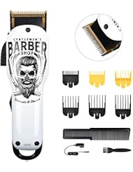 Updated Version Professional Hair Clippers Cordless Haircut Kit Rechargeable 2000mAh Hair Beard Trimmer Haircut Grooming Kit with 6 Guide Combs & for Men/Father/Husband/Boyfriend